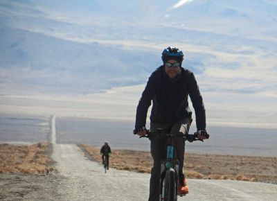 Heiko Conze Cycling on the  tour with redspokes